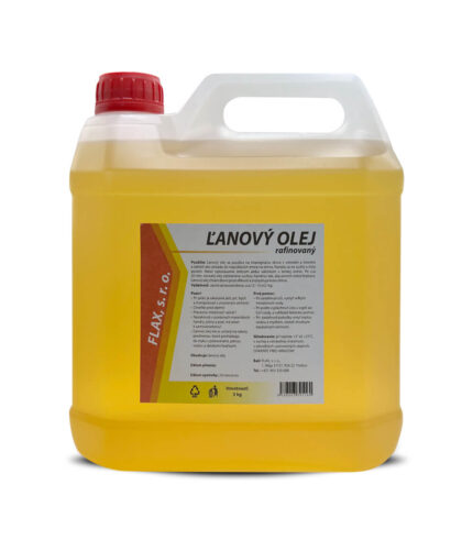 Ľanový olej rafinovaný 3kg